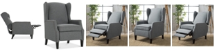 Noble House Sherell Wingback Recliner